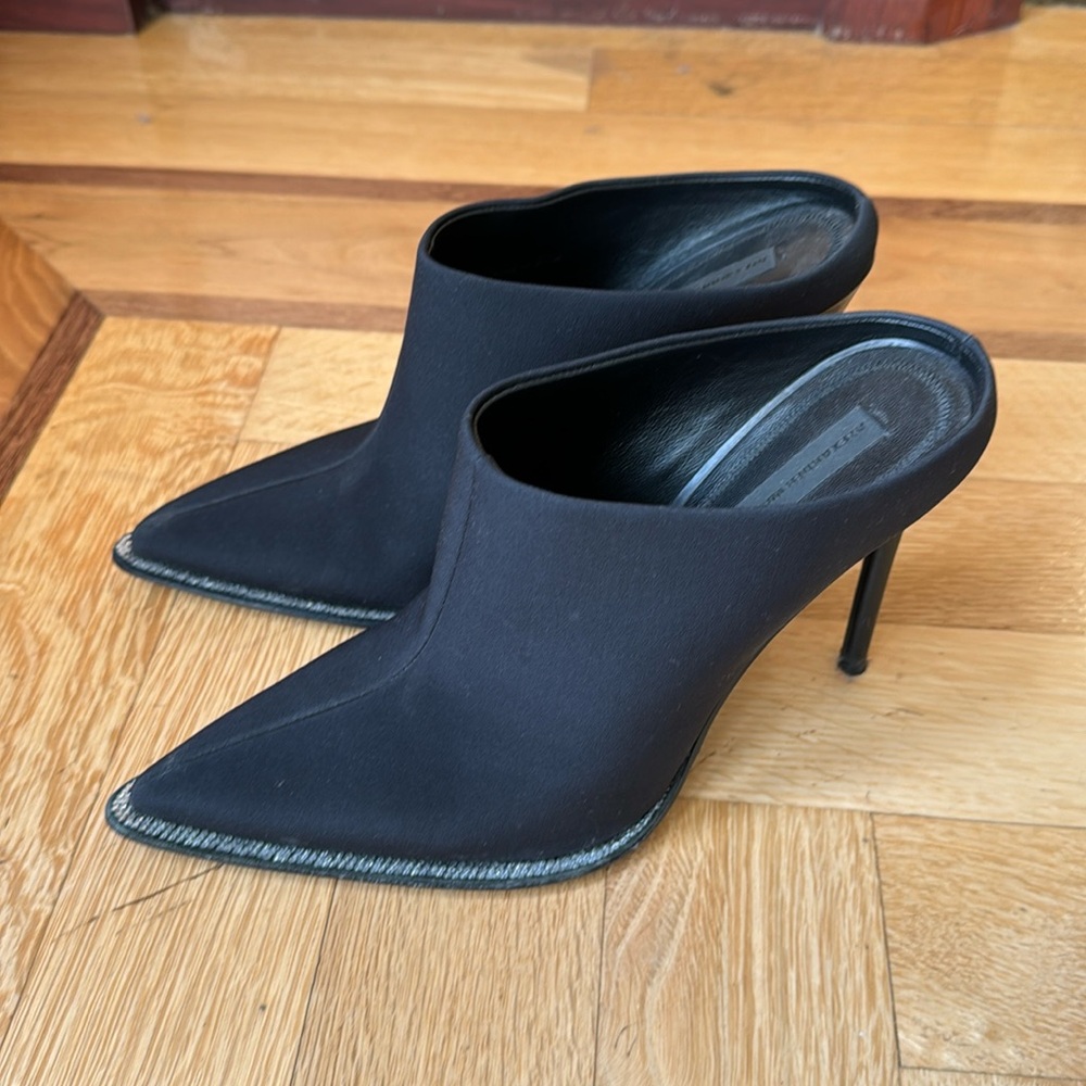 Alexander Wang Rhinestone Mules Heels